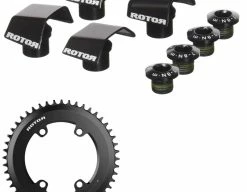 Grand Plateau Rotor Aero Pour Pédalier Shimano R9100 & R8000 Avec Kit De Visserie