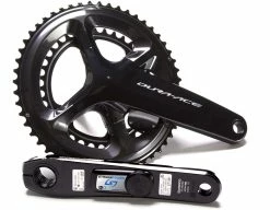 Pédalier SHIMANO DURA-ACE 9100 Avec Capteur De Puissance DOUBLE STAGES CYCLING (étoile Droite, Manivelle Gauche & Plateaux)