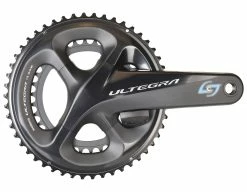 Pédalier Complet SHIMANO ULTEGRA 8000 Avec Capteur De Puissance STAGES CYCLING Coté Droite, Manivelle Gauche Standard & Plateaux