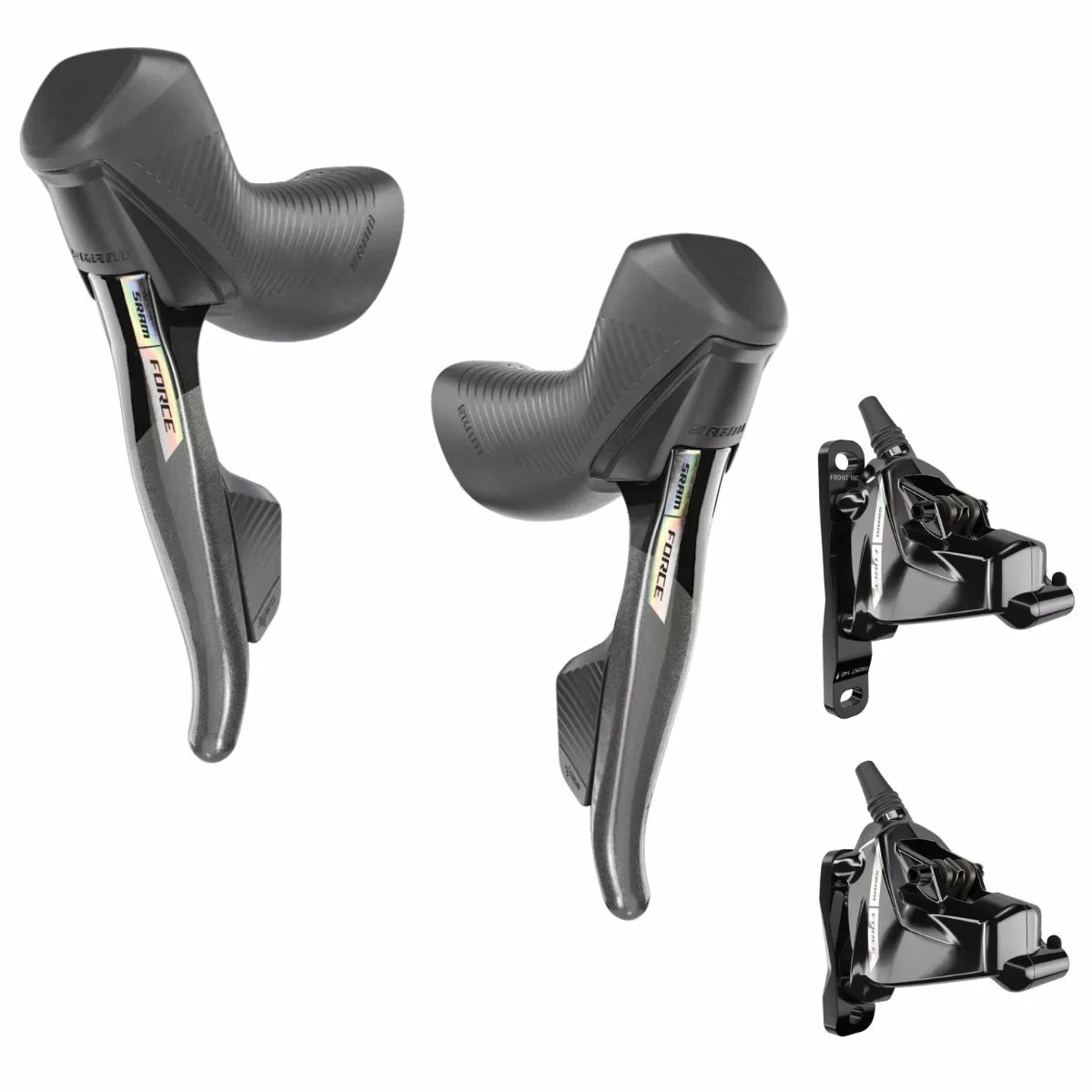 NOUVEAUTÉ Paire De Leviers Droit Et Gauche SRAM FORCE D2 ETap AXS Avec étrier Et Durite 3 NOUVEAUTÉ Paire De Leviers Droit Et Gauche SRAM FORCE D2 ETap AXS Avec étrier Et Durite