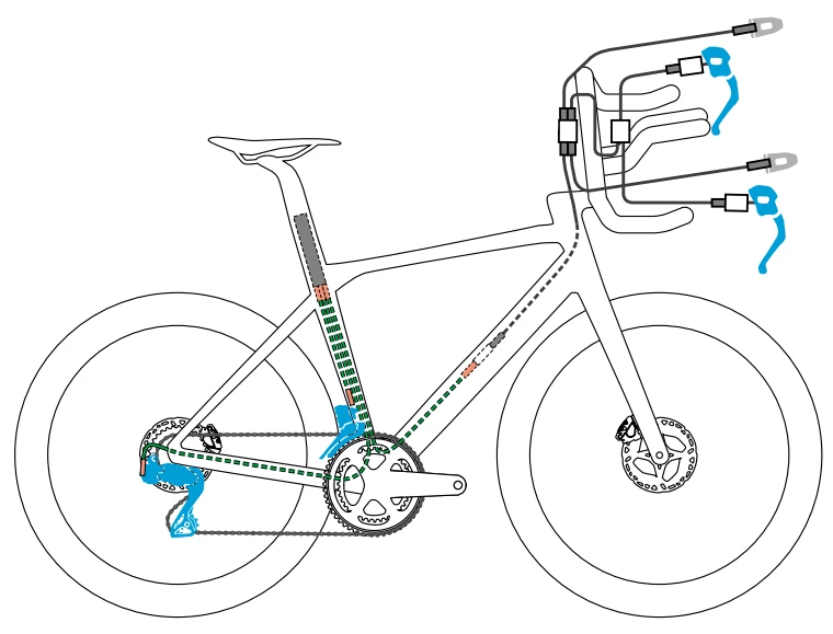 Groupe CLM Triathlon SHIMANO DURA-ACE Di2 9270 12v 5 Groupe CLM Triathlon SHIMANO DURA-ACE Di2 9270 12v – Image 3
