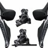 Paire De Leviers 2x12v Shimano Ultegra ST-R8170 Avec étriers BR-R8170 Et Durites -Vélos Boutique Shimano ULTEGRA Di2 ST R8170 BR R8170 2x12 fach Scheibenbremsen Set IR8170DLF6SC100A IR8170DRRDSC1