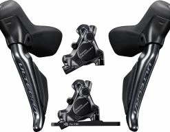 Paire De Leviers 2x12v Shimano Ultegra ST-R8170 Avec étriers BR-R8170 Et Durites