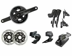 Groupe Complet SRAM FORCE AXS 2x12 Vitesses à Disques
